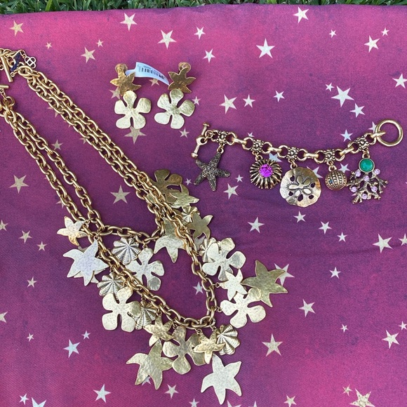 Oscar de la Renta Necklace, earrings and bracelet set - Picture 9 of 16